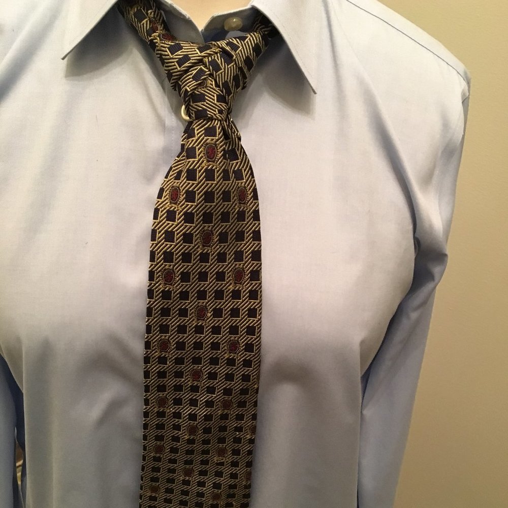 Tommy Hilfiger 100% Italian Silk, Made in the US